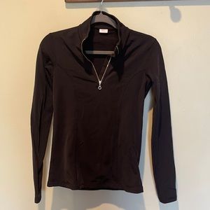 Nils Quarter Zip Black Base Layer